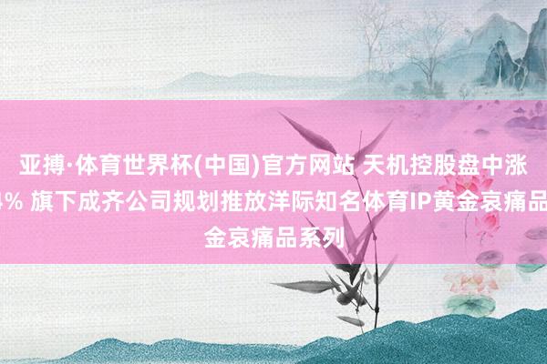 亚搏·体育世界杯(中国)官方网站 天机控股盘中涨超14% 旗下成齐公司规划推放洋际知名体育IP黄金哀痛品系列